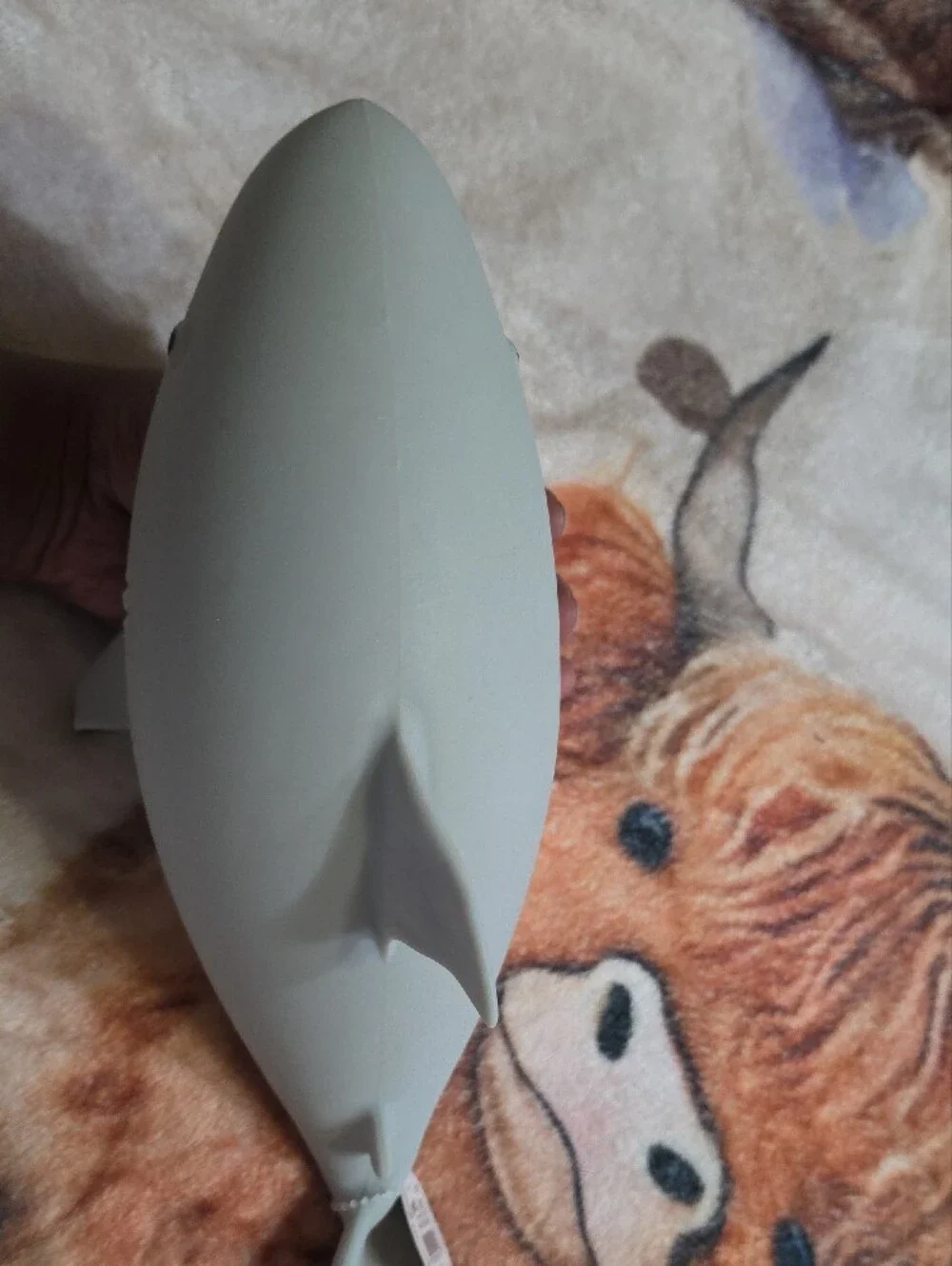 Gray Shark Jumbo Squishy